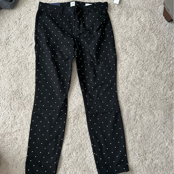 Polka Dot cropped dress pants - Picture 1 of 4